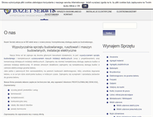 Tablet Screenshot of bazet-serwis.pl
